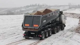 Обзор Самосвального полуприцепа САТ-118 (для тяжелых условий эксплуатации) | МИРавтотехники