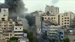 Israeli Airstrike Targets National Bank in Gaza City After Hamas Attack 🏦💥🇮🇱 #israel #israelatwar