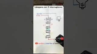 How to control a lamp with 5 switches 