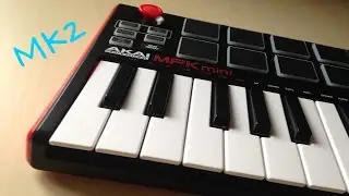Akai MPK mini mk2 Обзор. Обзор миди клавиатуры