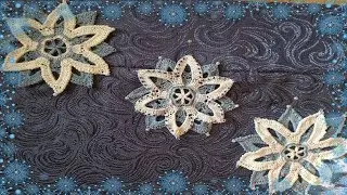Звёздочка снежинка крючком