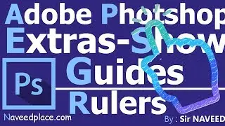 Photoshop - Extras , Show , Rulers , Guides Slice | Tutorials