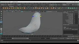 3D Chair Furniture Modeling in Maya