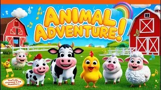 Animal Sounds Adventure | Fun & Educational Song for Toddlers & Preschoolers!