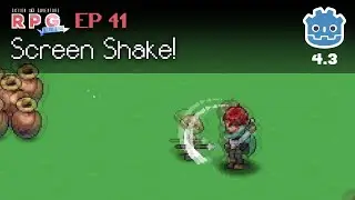 Camera Shake // E41 // Make a 2D Action & Adventure RPG in Godot 4