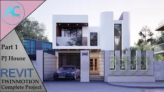 PJ House | Part 1 | Complete Step By Step Project | Revit and Twinmotion Tutorial