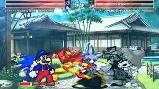 Team andersonkenya1 vs Team Saki-Chan (2x) MUGEN Request Part 4 3v3 Battle!!!