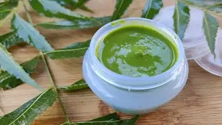 DIY Neem night cream || Remove Acne or Pimples || Easy DIY