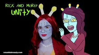Unity Rick and Morty Makeup Tutorial Halloween 2019