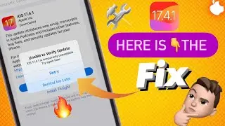 Unable To Verify Update iOS 17.4.1 | Here Is The Fix ✅