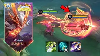 NEW MOSKOV BEST 1 HIT BUILD 2025 (recommended build) - MLBB