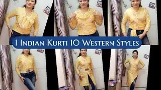 Kurti Hacks | How To Style A Kurti In 10 Different Ways |  Kurti Outfit Ideas | Rasika