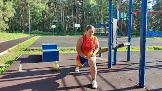 Рывковая тренировка. Заминка + растяжка