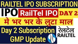 Railtel ipo gmp Railtel ipo gmp today Railtel ipo Review Railtel ipo Subscription data new ipo