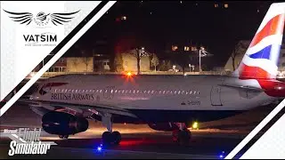 Windy Departure Out Of London Gatwick! / EGKK - EDDH / MSFS2020 / VASTIM
