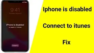 IPHONE IS DISABLE CONECT TO ITUNES