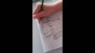 Dibujo a lápiz el monstruo de Frankenstein
