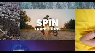 Spin Transitions | Premiere Pro template - Envato elements