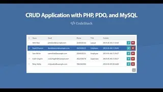 PHP CRUD How To Read and Fetch Data From Database Using Php and Mysql