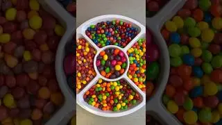 ASMR Skittles Platter 🌈 