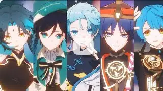 【原神/MMD】 Black Mamba  【Drummer Chongyun / Xingqiu/Xiao/Venti/Scaramouche 】