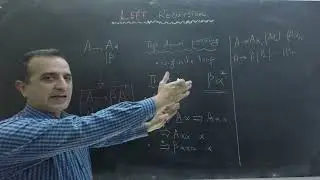 Removing Direct and Indirect Left Recursion From Context-Free Grammar (CFG)