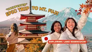 ATTEMPTING to see MT. FUJI! 🇯🇵 Worth It? ✨ Lake Kawaguchi Honest Experience & Travel Tips! 🗻👀