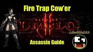 Path of Diablo - Fire Trap Assassin [Super Fast Cows and Mid Game Farmin]