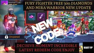 Free Diamonds New Gift Code Universe Savior Legendary Fighter - Fury Fighter Code 8 January Code