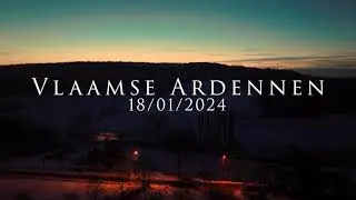 Vlaamse Ardennen in de sneeuw 18 1 2024