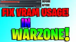 Fix VRAM Usage INPUT LAG and FPS in Call of Duty Warzone