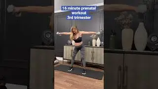 16 minute #prenatalfitness #shorts #fitmom #homefitness