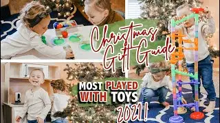 10 BEST GIFTS FOR TODDLERS | Christmas Gift Guide 2021 | Toys for Toddlers | The Carnahan Fam