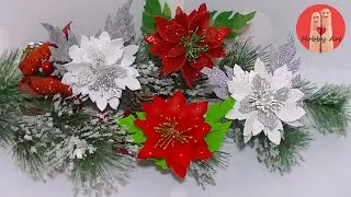 DIY Tutorial fiori in feltro senza fustella - Felt flowers without die-cut