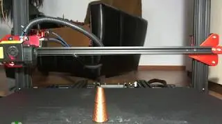 Copper Chess Pawn - Creality CR-10 MAX Timelapse