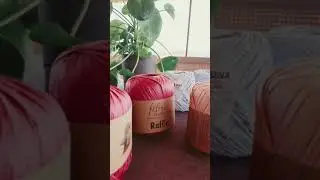 Рафия//Что купила/Что буду вязать/пряжа для сумок