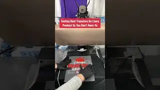 ULTIMATE Heat Press Test! Will This Successfully Press This Transfer on a Jersey 🧐