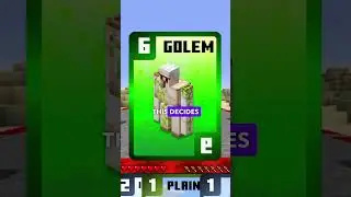 Intense Minecraft Card Battle in the Desert