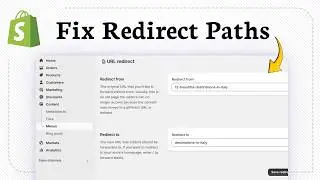 How to Redirect a URL in Shopify (Old URL Redirect)
