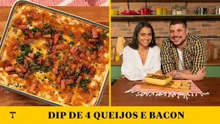 DIP DE 4 QUEIJOS E BACON