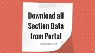 How to Download all Section Data from Portal Through Gen GST Software