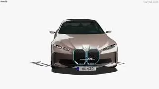 BMW i4 2022 3D model by 3DModels.org
