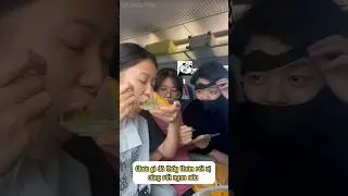 Thử thách ăn thạch khổng lồ trên tàu hỏa #shorts