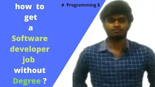 How to get a developer job without degree | Balaji Duraisamy | Tamil | Software Development #8