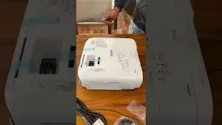 Unboxing and Install screen Protector Epson EB-FH52 #epson #projector
