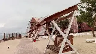 Отдых в Затоке. База отдыха 《Блик》. Часть 1
