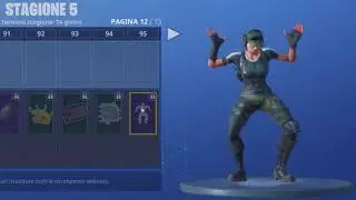 FORTNITE BALLO SFRENATO EMOTE STAGIONE 5 PASS BATTAGLIA