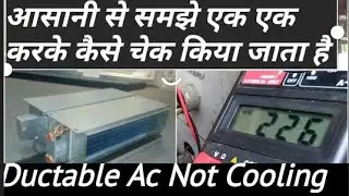 Ductable Hitachi Ac Not Cooling ll Ductable Ac Outdoor Not Work ll How to Ductable Ac Repair or Tips