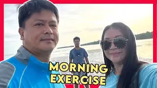Morning Exercise sa Beach + Shopping Fresh Produces from the Market