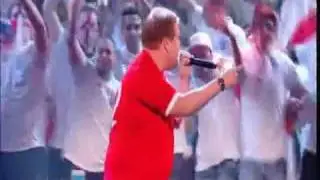 Official England World Cup Song ' Dizzee Rascal & James Corden on Britains Got talent 2010